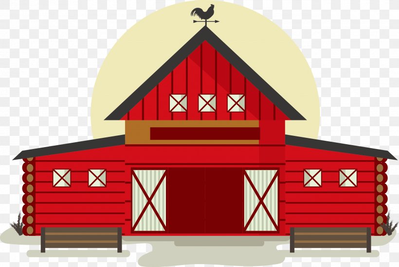 Building Barn Illustration, PNG, 2580x1731px, Building, Barn, Cartoon, Facade, Home Download Free
