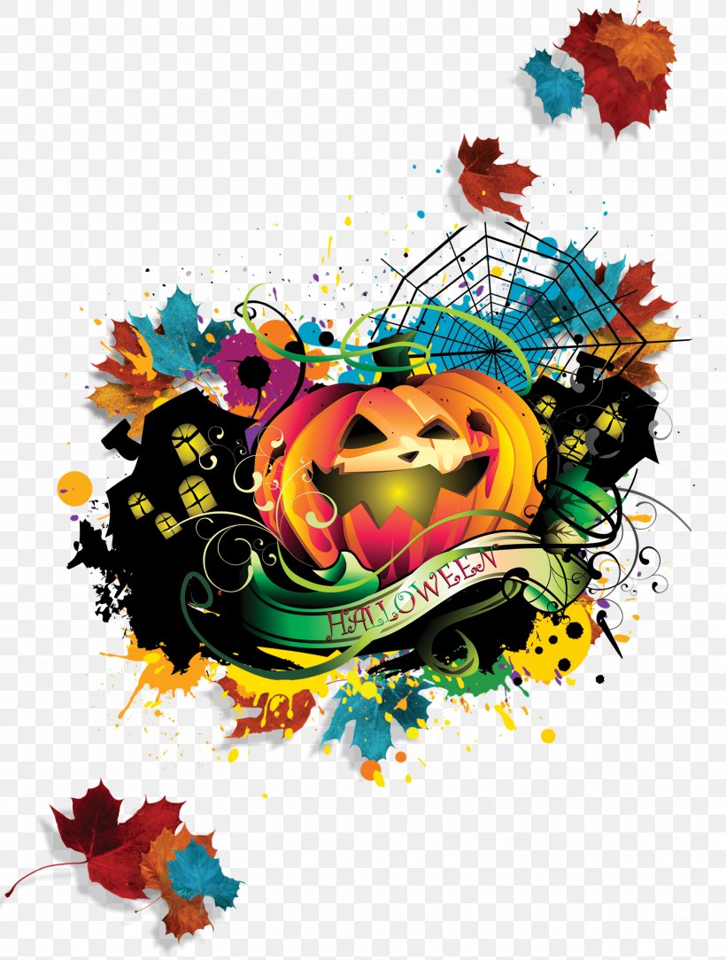 Halloween Elements, PNG, 1847x2443px, Halloween, Art, Floral Design, Flower, Illustration Download Free