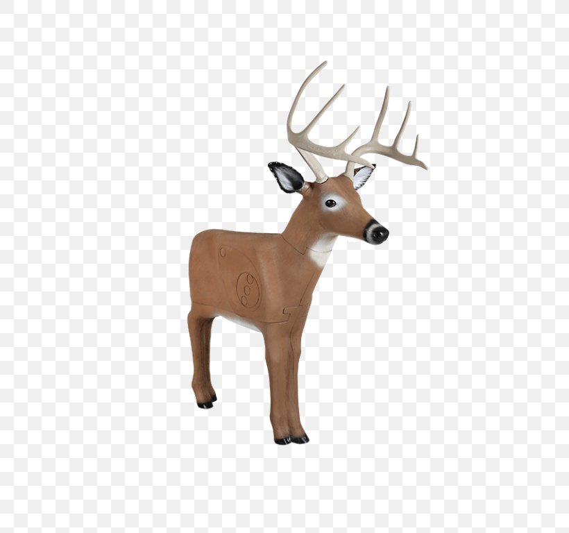 Reindeer White-tailed Deer Target Archery Hunting, PNG, 768x768px, Reindeer, Animal Figure, Antler, Archery, Bow And Arrow Download Free