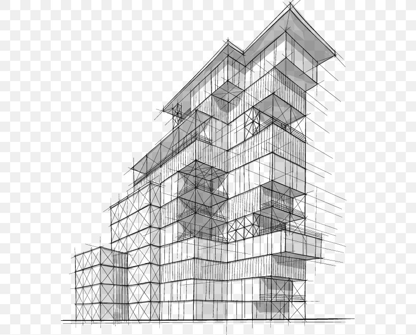 Architecture Building Facade, PNG, 579x661px, Architecture, Banco De Imagens, Black And White, Building, Commercial Building Download Free