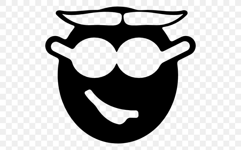 Emoticon Download Desktop Wallpaper Clip Art, PNG, 512x512px, Emoticon, Black, Black And White, Eyewear, Gesture Download Free