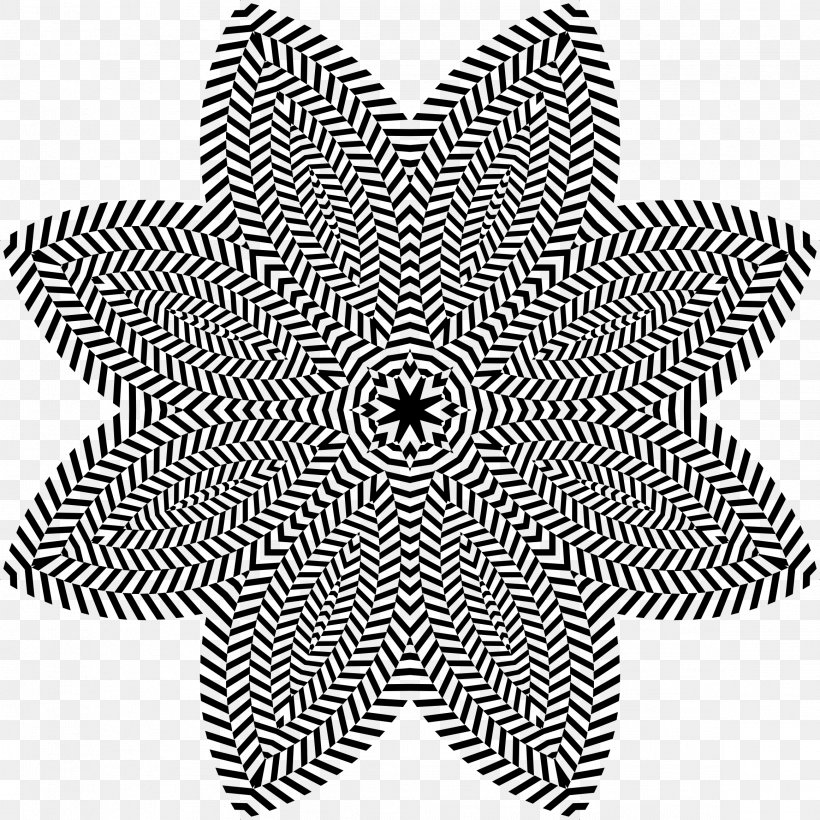 Optical Illusion Coloring Book Clip Art, PNG, 2322x2322px, Optical Illusion, Adult, Area, Black, Black And White Download Free