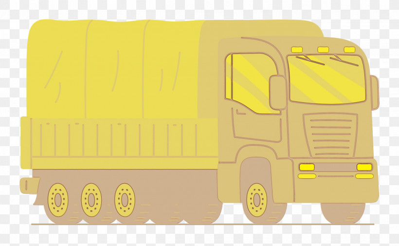 Transport Yellow, PNG, 2500x1542px, Watercolor, Paint, Transport, Wet Ink, Yellow Download Free