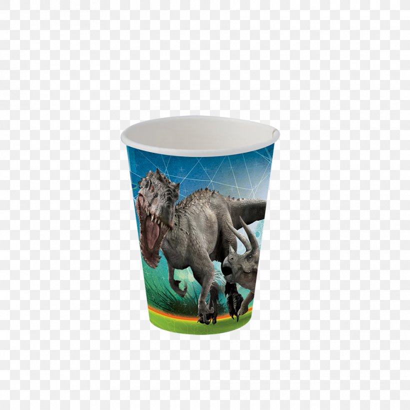 Cup Paper Milliliter Jurassic Park Party, PNG, 990x990px, Cup, Birthday, Cloth Napkins, Dinosaur, Disposable Download Free