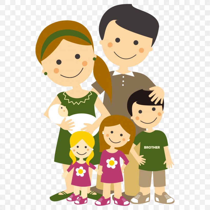 Family Drawing, PNG, 1000x1000px, Family, Animation, Art, Boy, Cartoon  Download Free