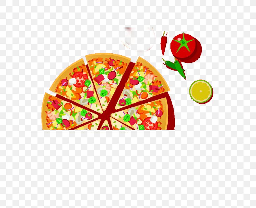 Pizza Gastronomy Cuisine, PNG, 666x666px, Pizza, Cuisine, Designer, Food, Gastronomy Download Free