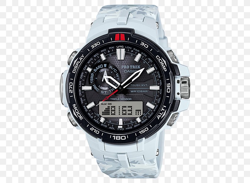 Pro Trek Casio Watch G-Shock Tough Solar, PNG, 500x600px, Casio, Brand, Casio Wave Ceptor, Clock, Gshock Download Free