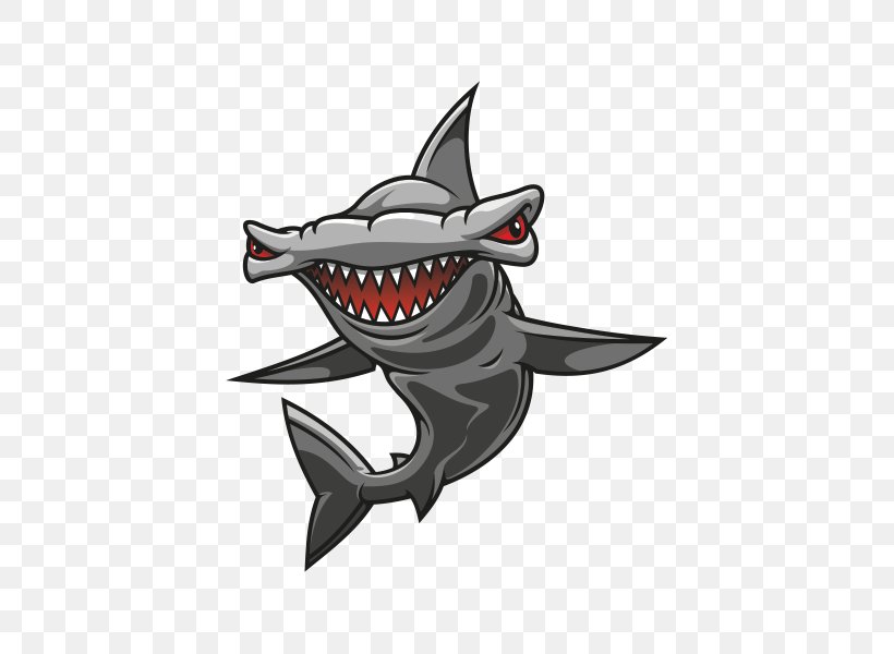 Requiem Sharks Window Sticker Decal, PNG, 600x600px, Requiem Sharks, Cartilaginous Fish, Cartoon, Character, Decal Download Free