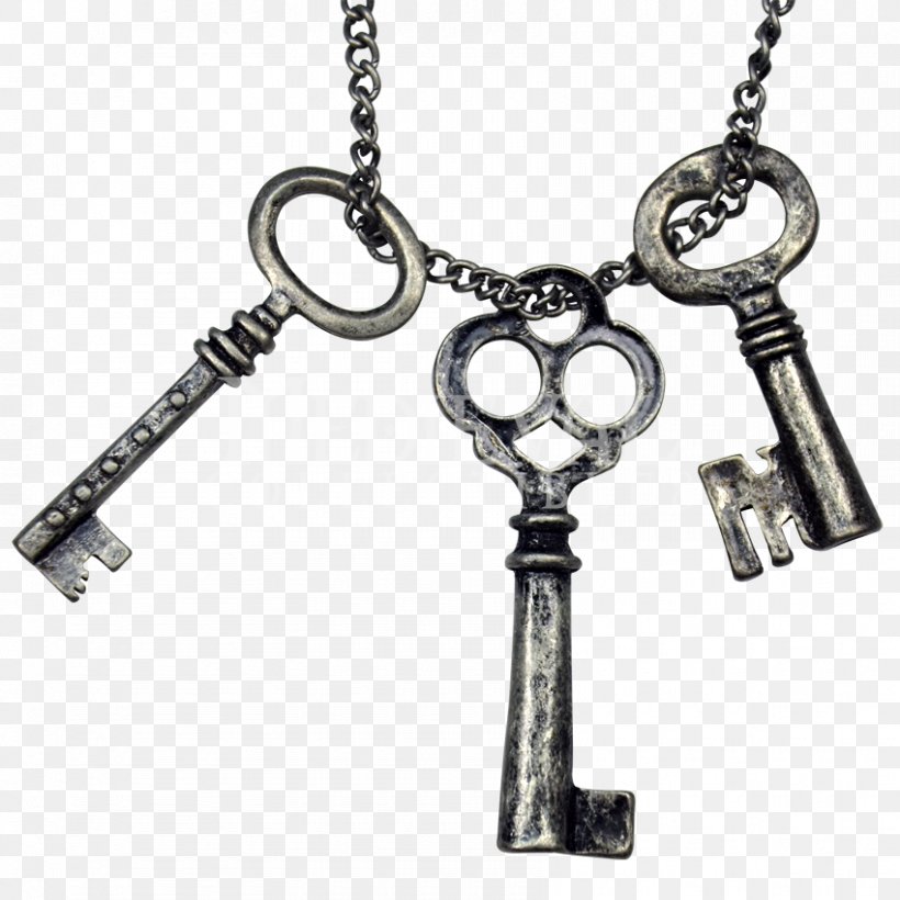 Skeleton Key Necklace Silver Clip Art, PNG, 850x850px, Key, Antique, Body Jewelry, Chain, Collectable Download Free