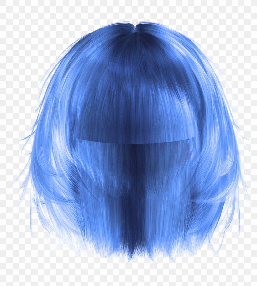 Black Hair Wig Clip Art, PNG, 888x990px, Black Hair, Blue, Computer, Electric Blue, Gimp Download Free