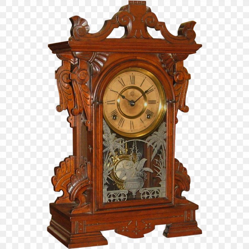 Ansonia Clock Company Mantel Clock Pendulum Clock, PNG, 1023x1023px, Ansonia, Ansonia Clock Company, Antique, Clock, Dial Download Free