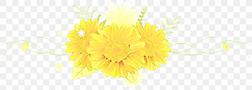 Dandelion Transvaal Daisy Floral Design Cut Flowers Chrysanthemum, PNG, 3000x1081px, Dandelion, Chrysanthemum, Chrysanths, Computer, Cut Flowers Download Free