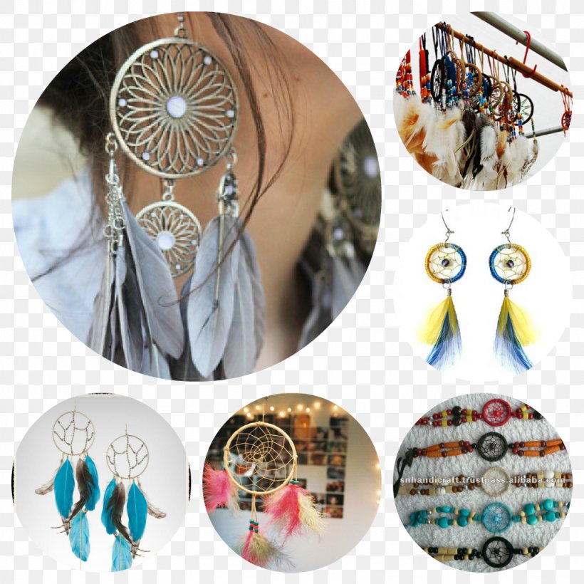 Earring Feather Body Jewellery Dreamcatcher, PNG, 1024x1024px, Earring, Barnes Noble, Body Jewellery, Body Jewelry, Button Download Free