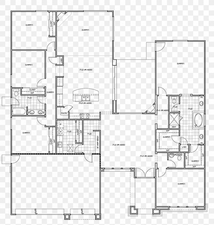 Floor Plan House Room, PNG, 1000x1054px, Floor Plan, Area, Artwork, Bedroom, Black And White Download Free