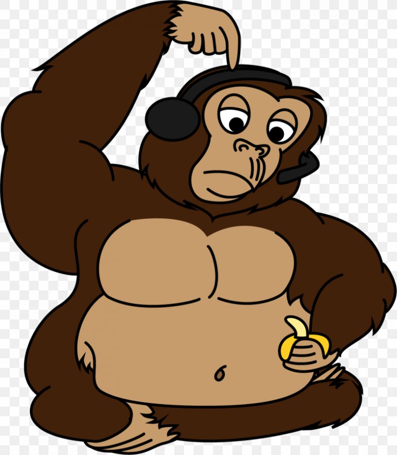 Primate Gorilla Chimpanzee Ape Monkey, PNG, 834x957px, Primate, Animal, Ape, Bear, Carnivoran Download Free