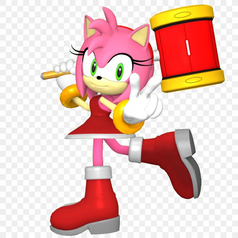 Amy Rose Sonic The Hedgehog Garry's Mod 3D Computer Graphics, PNG, 1080x1080px, 3d Computer Graphics, 3d Modeling, Amy Rose, Character, Fictional Character Download Free