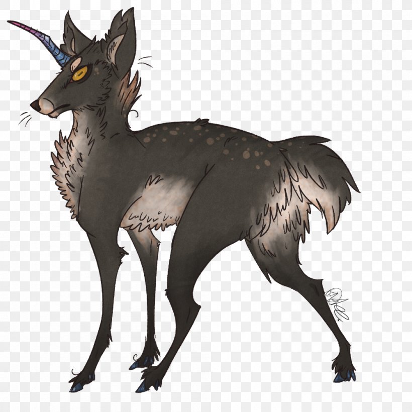 Deer Canidae Qilin Legendary Creature Unicorn, PNG, 1000x1000px, Deer, Animal, Canidae, Carnivoran, Chicken Download Free