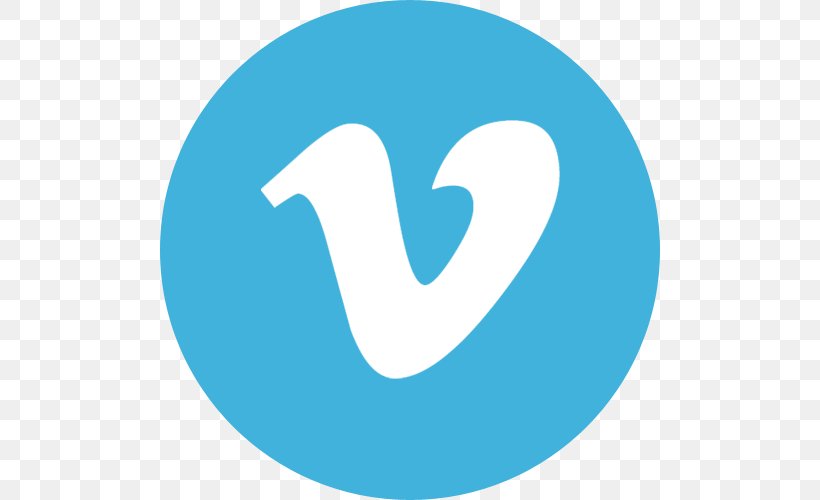 Logo Vimeo Social Media, PNG, 500x500px, Logo, Aqua, Azure, Blue, Brand Download Free