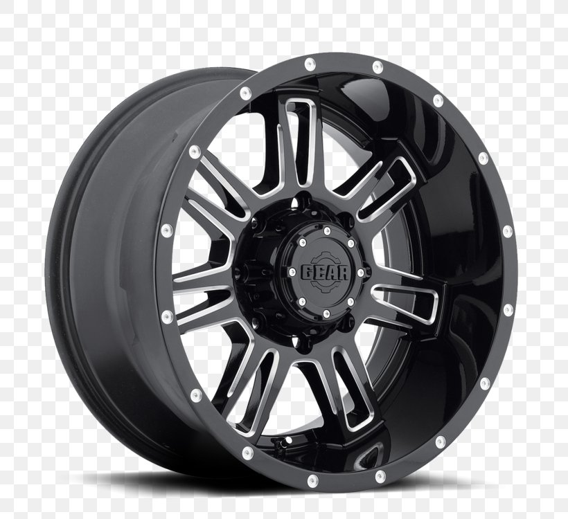 Car Gear Alloy 737BM Challenger Black Milled Alloy Wheel Motor Vehicle Tires, PNG, 750x750px, Watercolor, Cartoon, Flower, Frame, Heart Download Free