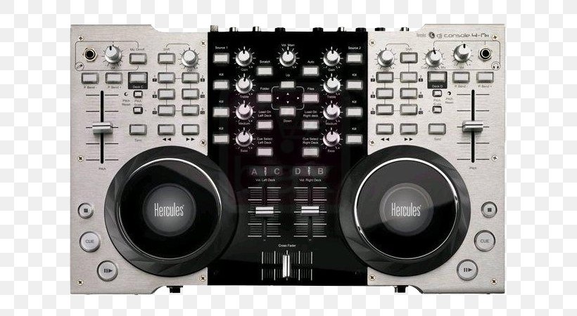 DJ Controller Disc Jockey Audio Mixers Virtual DJ Musician, PNG, 800x450px, Watercolor, Cartoon, Flower, Frame, Heart Download Free