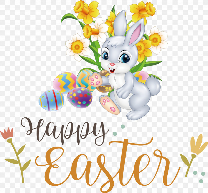 Happy Easter Day Easter Day Blessing Easter Bunny, PNG, 3000x2786px, Happy Easter Day, Cartoon, Cute Easter, Drawing, Easter Bunny Download Free