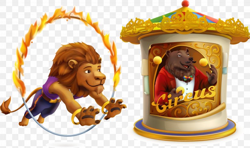 Circus Royalty-free Stock Photography Illustration, PNG, 2962x1756px, Circus, Animal, Cartoon, Funny Animal, Lion Download Free