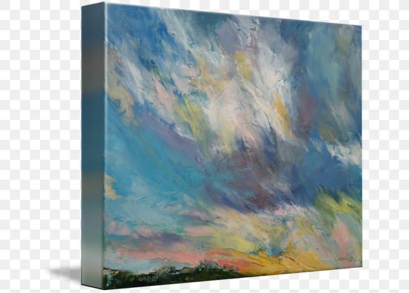 Watercolor Painting Acrylic Paint Canvas Gallery Wrap, PNG, 650x587px, Painting, Acrylic Paint, Art, Artwork, Canvas Download Free