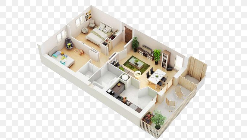 Apartment 3D Computer Graphics 3D Floor Plan House, PNG, 600x467px, 3d Computer Graphics, 3d Floor Plan, Apartment, Architecture, Bedroom Download Free