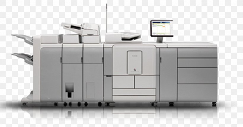 Photocopier Océ Canon Printer Printing, PNG, 1404x735px, Photocopier, Canon, Copying, Desk, Furniture Download Free