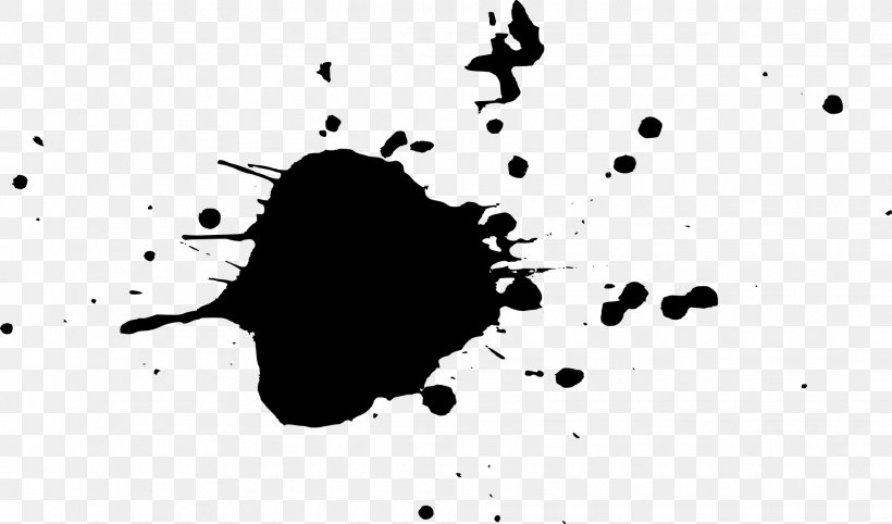 Splatter Film Photography Black And White Monochrome, PNG, 1966x1156px, Splatter Film, Black, Black And White, Drawing, Leaf Download Free