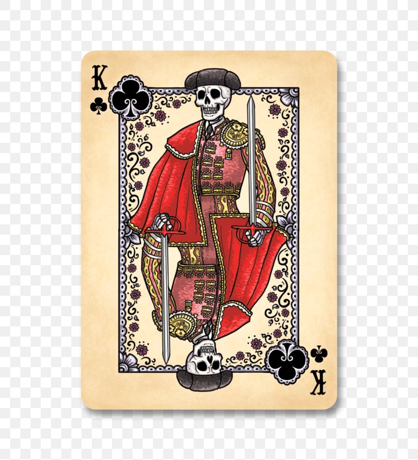 Bicycle Playing Cards Day Of The Dead Calavera King Of Clubs, PNG, 700x902px, Playing Card, Art, Bicycle Playing Cards, Calavera, Costume Design Download Free