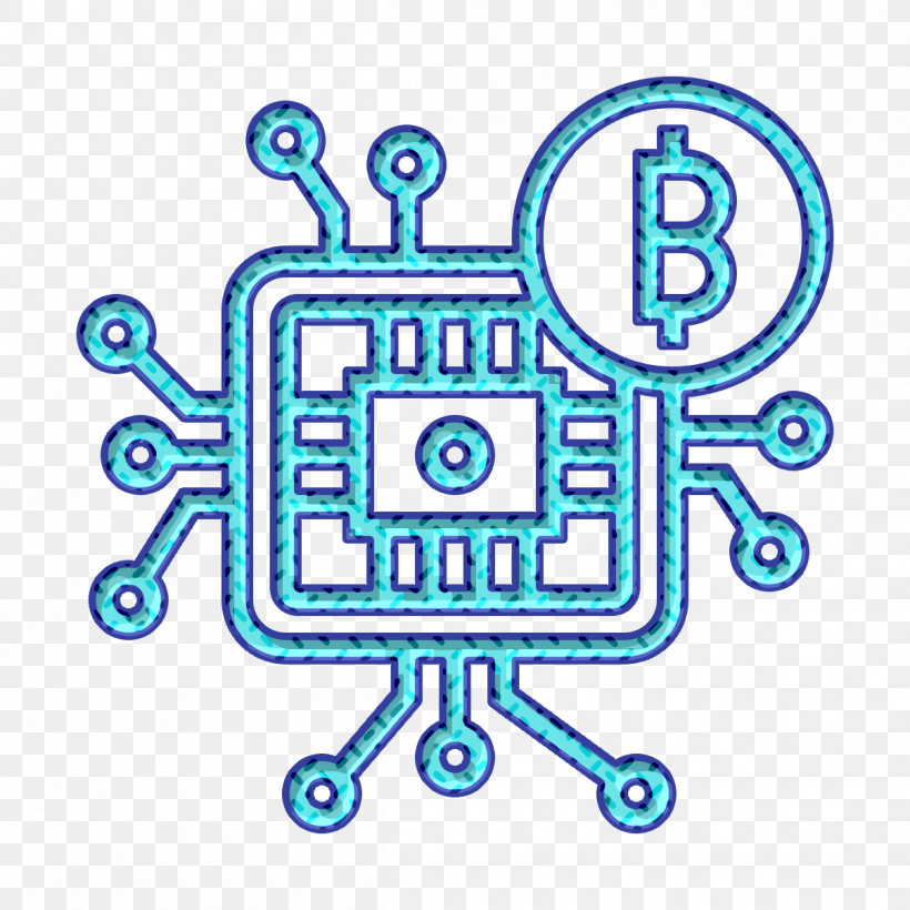 Bitcoin Icon Microchip Icon Blockchain Icon, PNG, 1204x1204px, Bitcoin Icon, Blockchain Icon, Line, Line Art, Microchip Icon Download Free