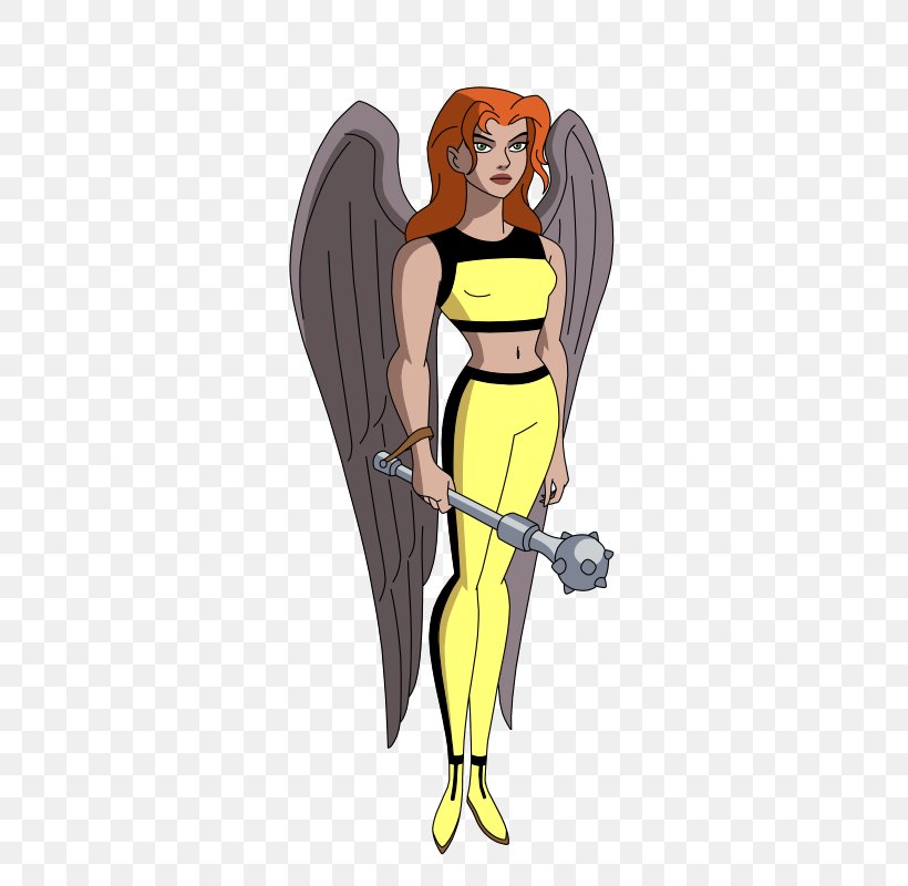 Hawkgirl Justice League Unlimited Wonder Woman DC Animated Universe, PNG, 400x800px, Watercolor, Cartoon, Flower, Frame, Heart Download Free