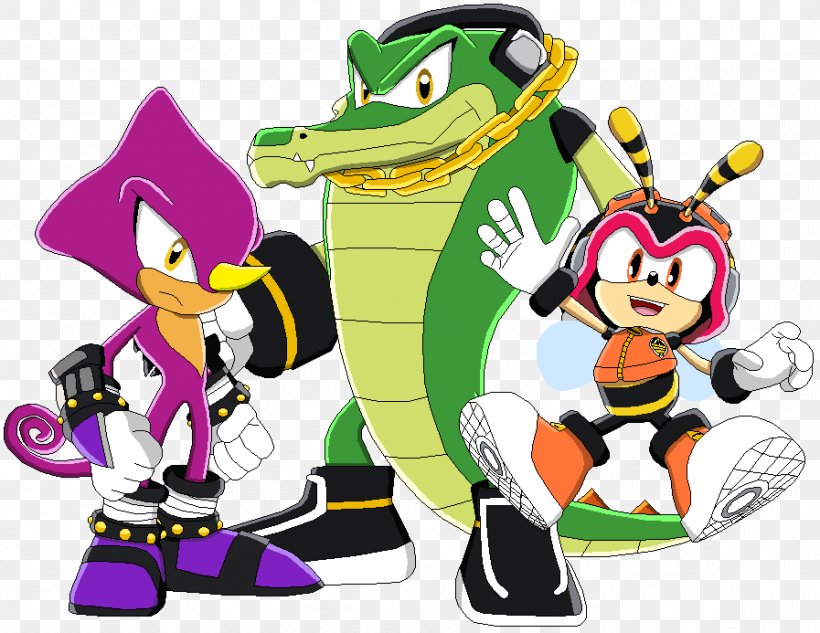 Knuckles' Chaotix Espio The Chameleon Vector The Crocodile Sonic Riders Sonic Heroes, PNG, 897x693px, Knuckles Chaotix, Art, Cartoon, Chaotix Detective Agency, Espio The Chameleon Download Free