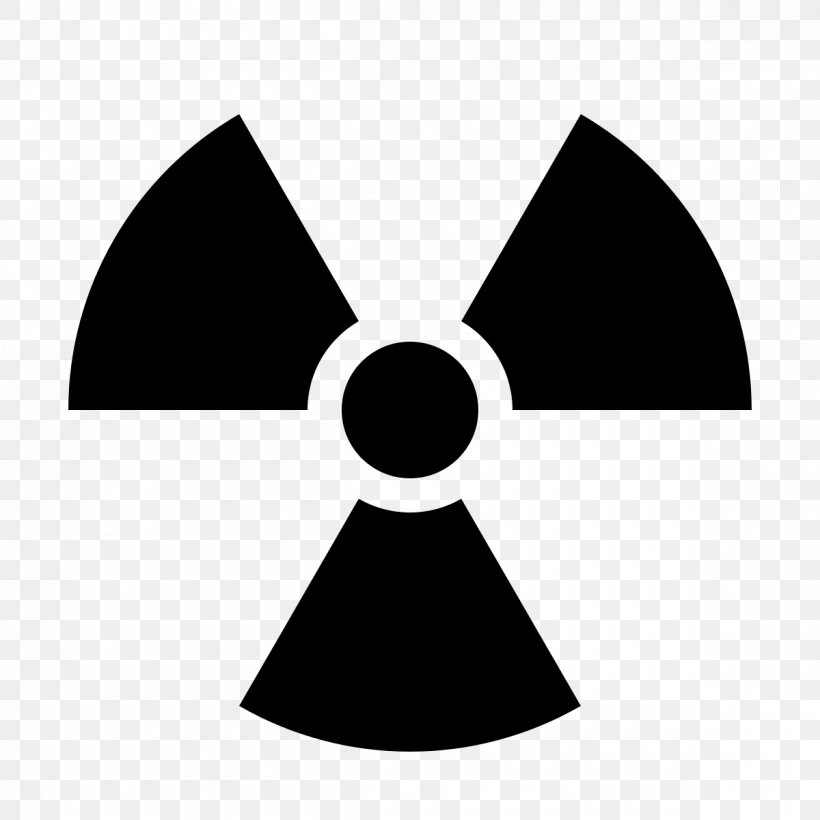 Non-ionizing Radiation Radioactive Decay, PNG, 1200x1200px, Ionizing Radiation, Biological Hazard, Black, Black And White, Hazard Symbol Download Free