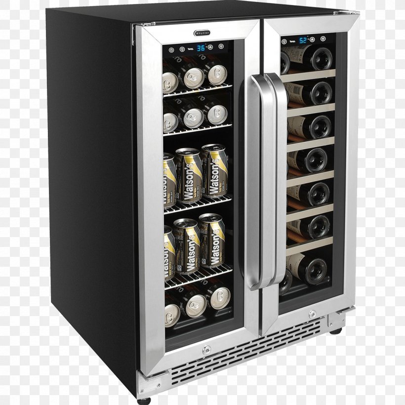Wine Cooler Refrigerator Beer Drink, PNG, 1200x1200px, Wine Cooler, Beer, Bottle, Cooking Ranges, Cooler Download Free