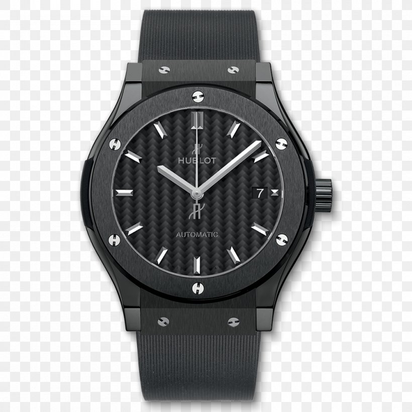 Hublot Automatic Watch Chronograph Carl F. Bucherer, PNG, 1000x1000px, Hublot, Automatic Watch, Black, Brand, Carl F Bucherer Download Free