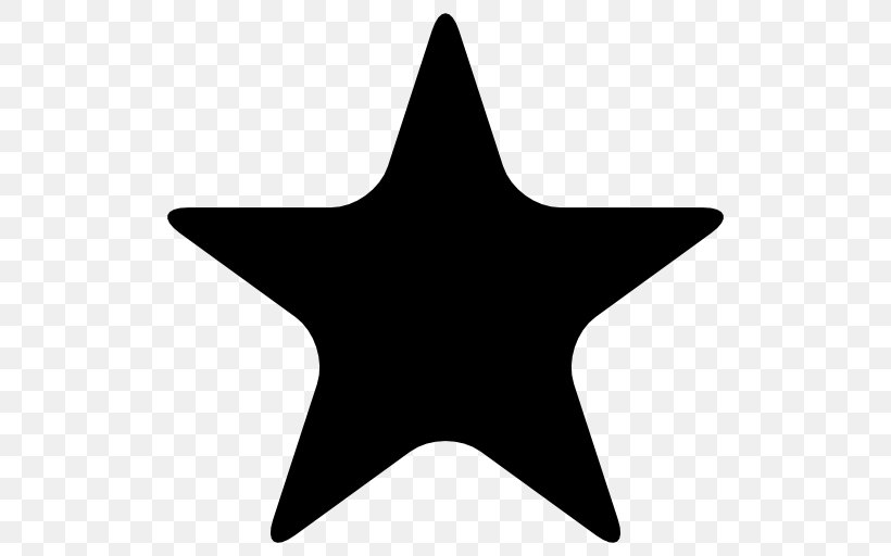 Star Symbol, PNG, 512x512px, Star, Black, Black And White, Fivepointed Star, Point Download Free