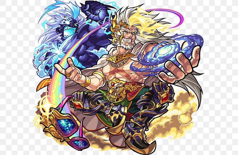 Monster Strike Zeus Loki Michael Deity, PNG, 600x535px, Monster Strike, Apotheosis, Art, Consecration, Deity Download Free