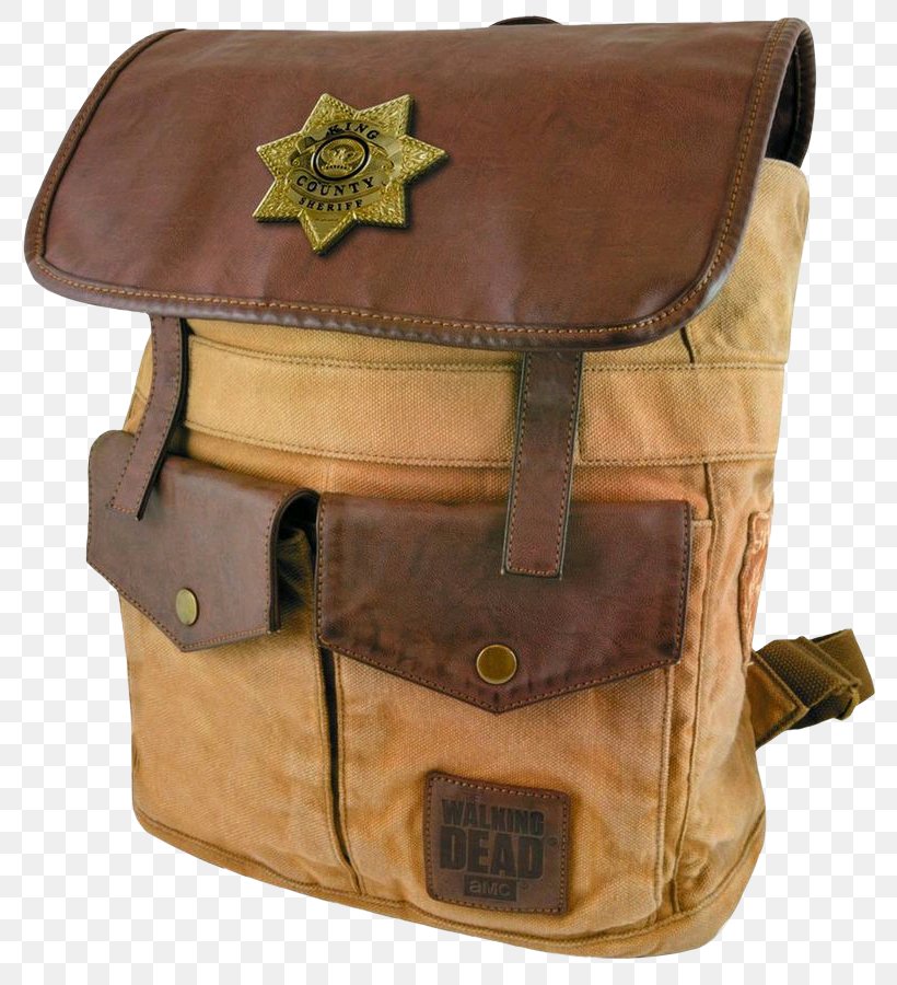 Rick Grimes Bag Backpack Sheriff Daryl Dixon, PNG, 812x900px, Rick Grimes, Amc, Backpack, Bag, Brown Download Free