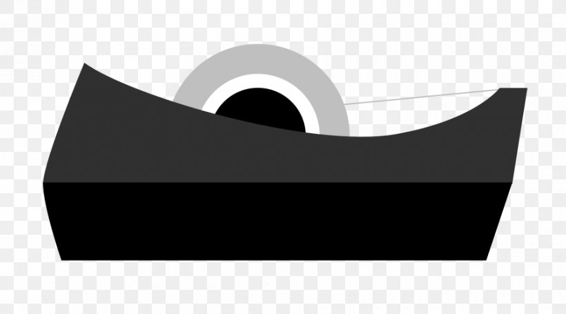 Adhesive Tape Compact Cassette Scotch Tape Clip Art, PNG, 900x500px, Adhesive Tape, Adhesive, Black, Black And White, Brand Download Free