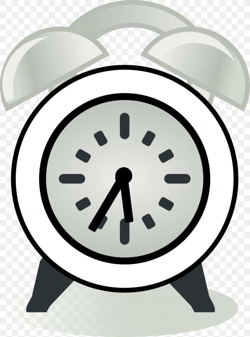 Alarm Clock Free Content Clip Art, PNG, 1331x1792px, Alarm Clock, Black And White, Cartoon, Clock, Countdown Download Free