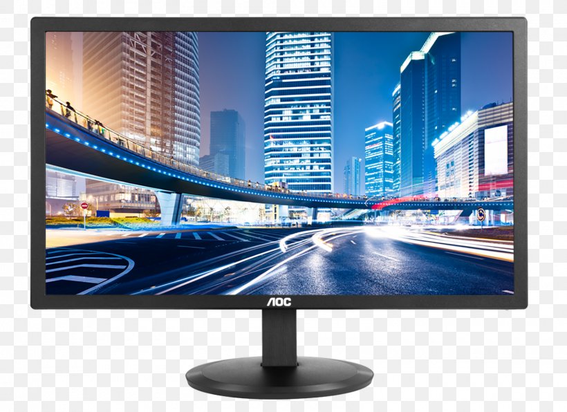 Computer Monitors AOC International LED Display IPS Panel Liquid-crystal Display, PNG, 1600x1163px, Computer Monitors, Advertising, Aoc International, Computer, Computer Monitor Download Free