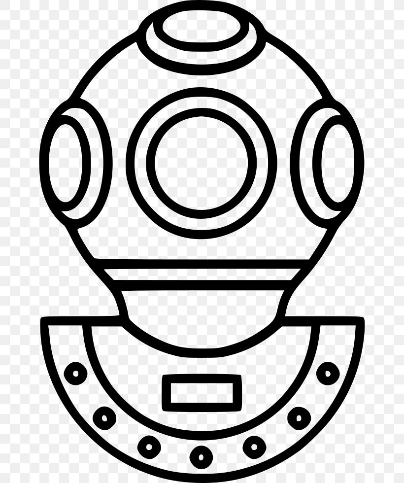 Diving Helmet Diver Underwater Diving Clip Art, PNG, 662x980px, Diving Helmet, Aeratore, Artwork, Black And White, Diver Download Free