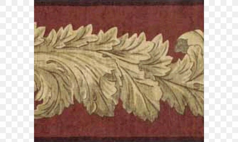 Molding Leaf Wall Textile Wallpaper, PNG, 1000x600px, Molding, Acanthus, Burgundy, Fern, Gold Download Free