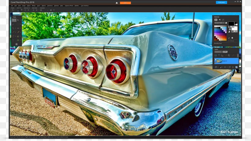 PaintShop Pro Corel Computer Software Image Editing, PNG, 1125x633px, Paintshop Pro, Automotive Exterior, Car, Classic Car, Computer Software Download Free