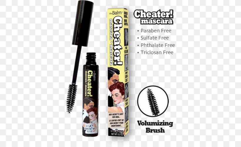 Mascara TheBalm Cheater! Cosmetics TheBalm Mad Lash Eyelash, PNG, 500x500px, Mascara, Concealer, Cosmetics, Eye Liner, Eye Shadow Download Free