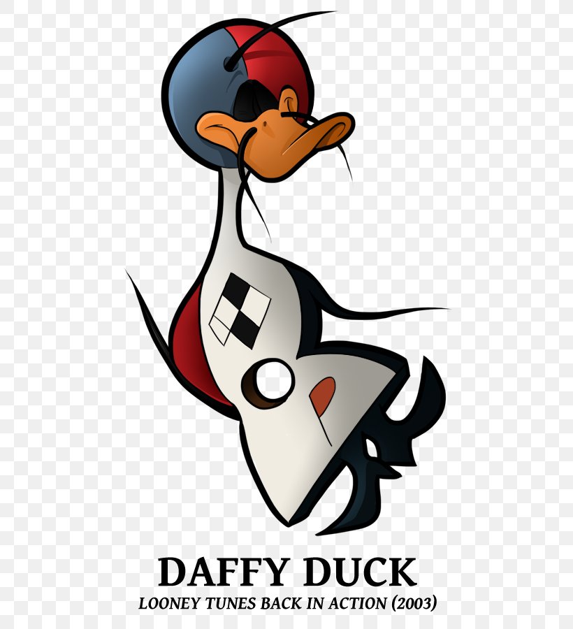 Daffy Duck Foxy Claude Cat Porky Pig, PNG, 498x900px, Daffy Duck, Anatidae, Art, Artwork, Beak Download Free