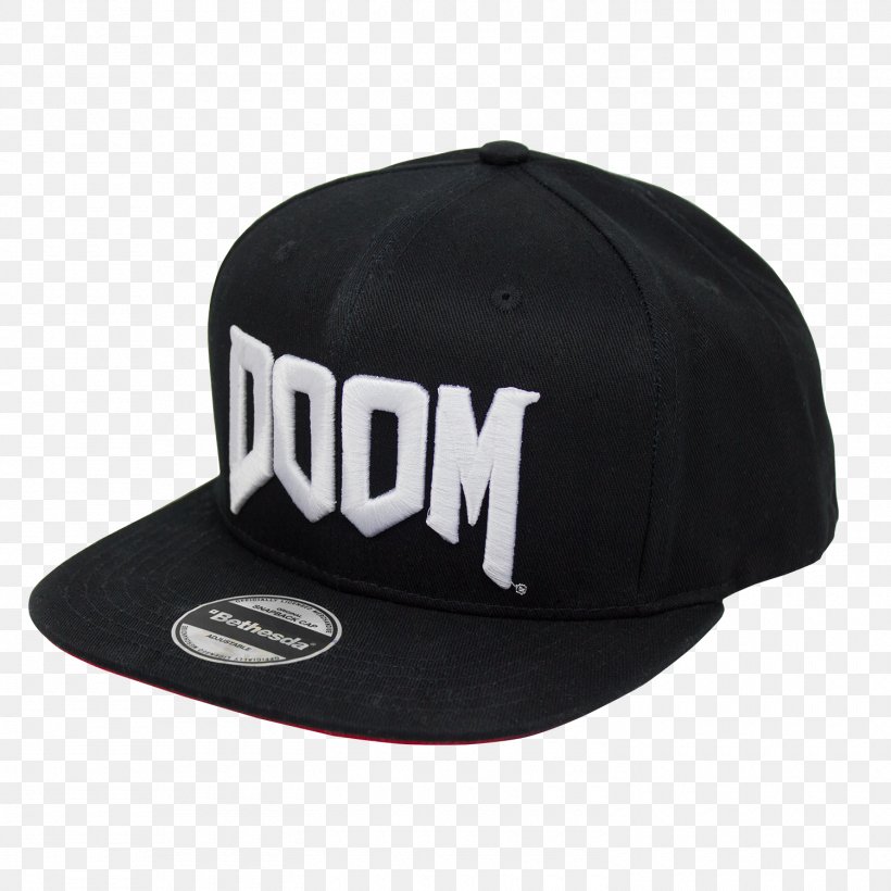 DOOM Baseball Cap T-shirt Fullcap Hat, PNG, 1500x1500px, Doom, Baseball Cap, Beanie, Black, Brand Download Free