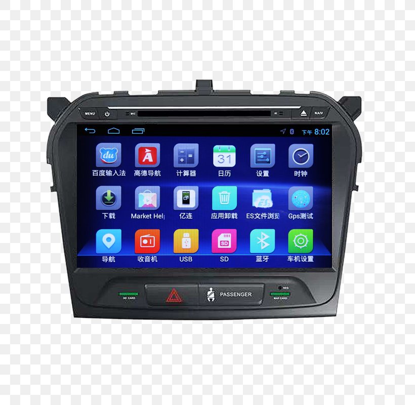 Suzuki Vitara 2015 Suzuki Escudo Car GPS Navigation Device, PNG, 800x800px, Suzuki Vitara 2015, Android, Android Auto, Automotive Navigation System, Car Download Free